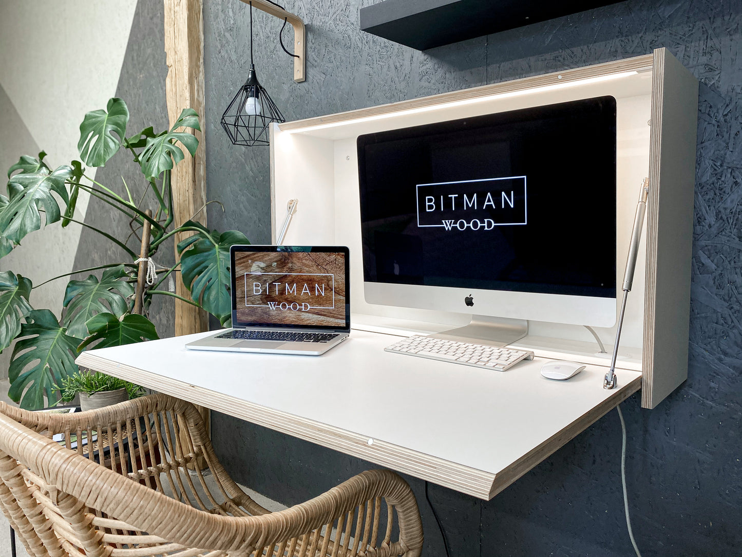 LARGE OFFICE DESK• Premium White