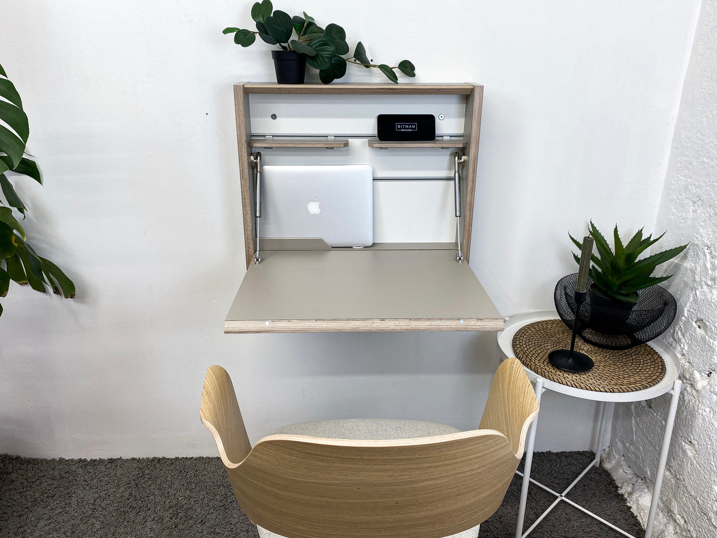 SMALL FOLDING DESK• Stone Grey U727