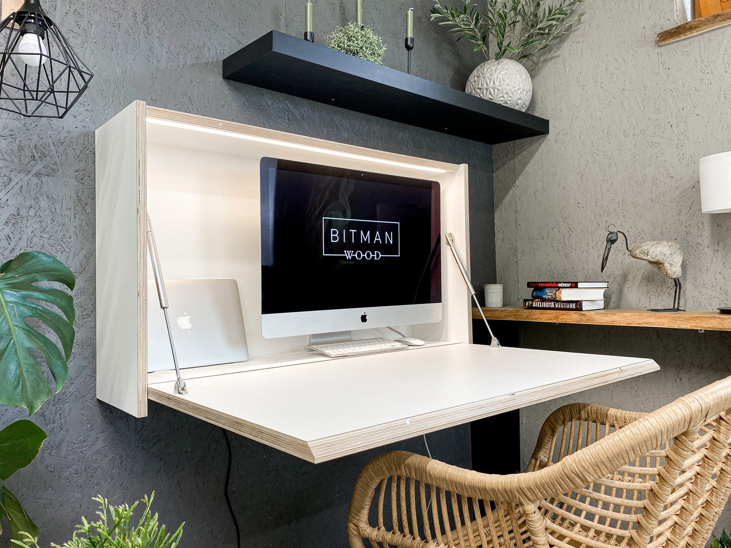 LARGE OFFICE DESK• Premium White