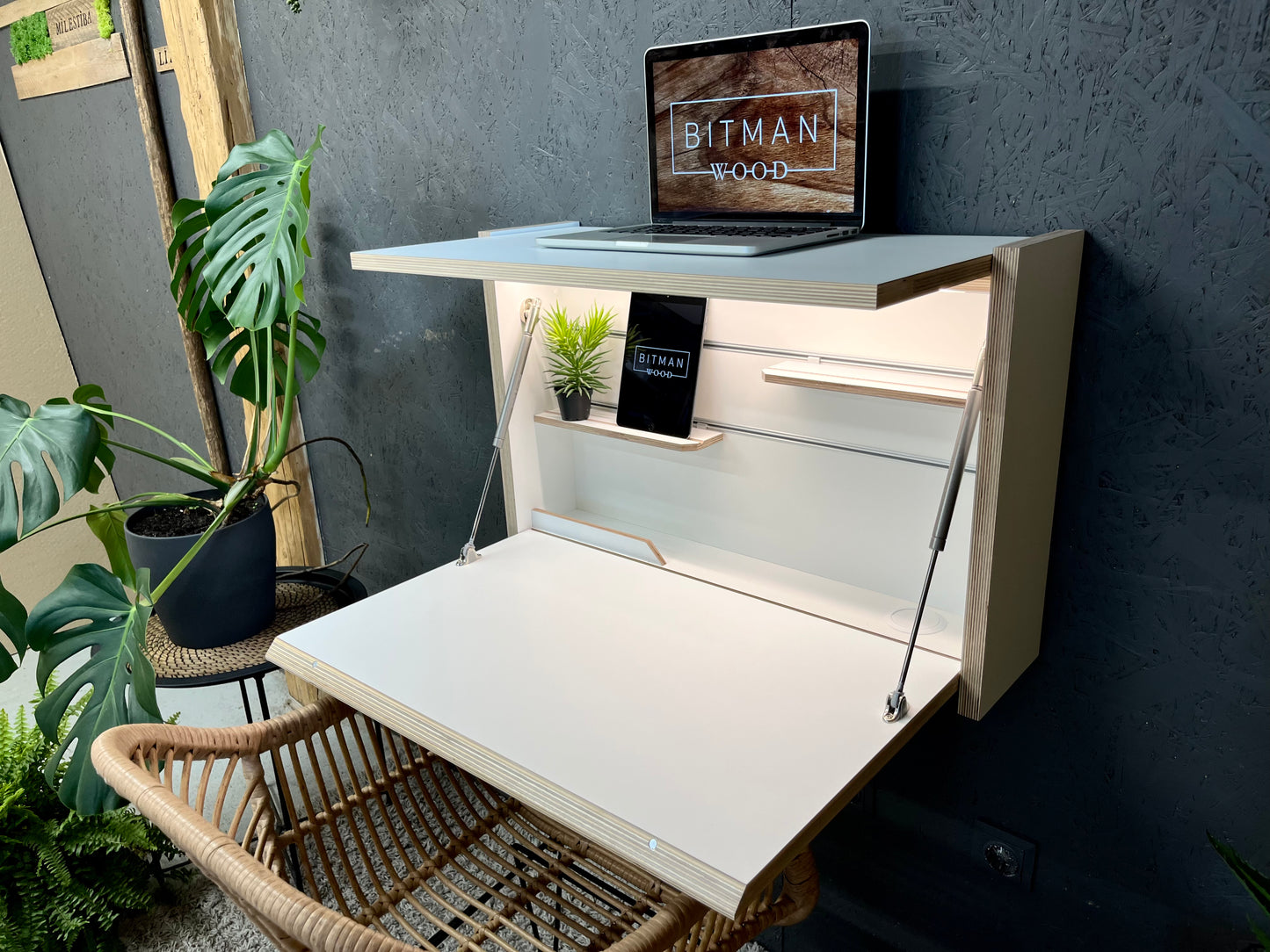 STANDING DESK• Premium White