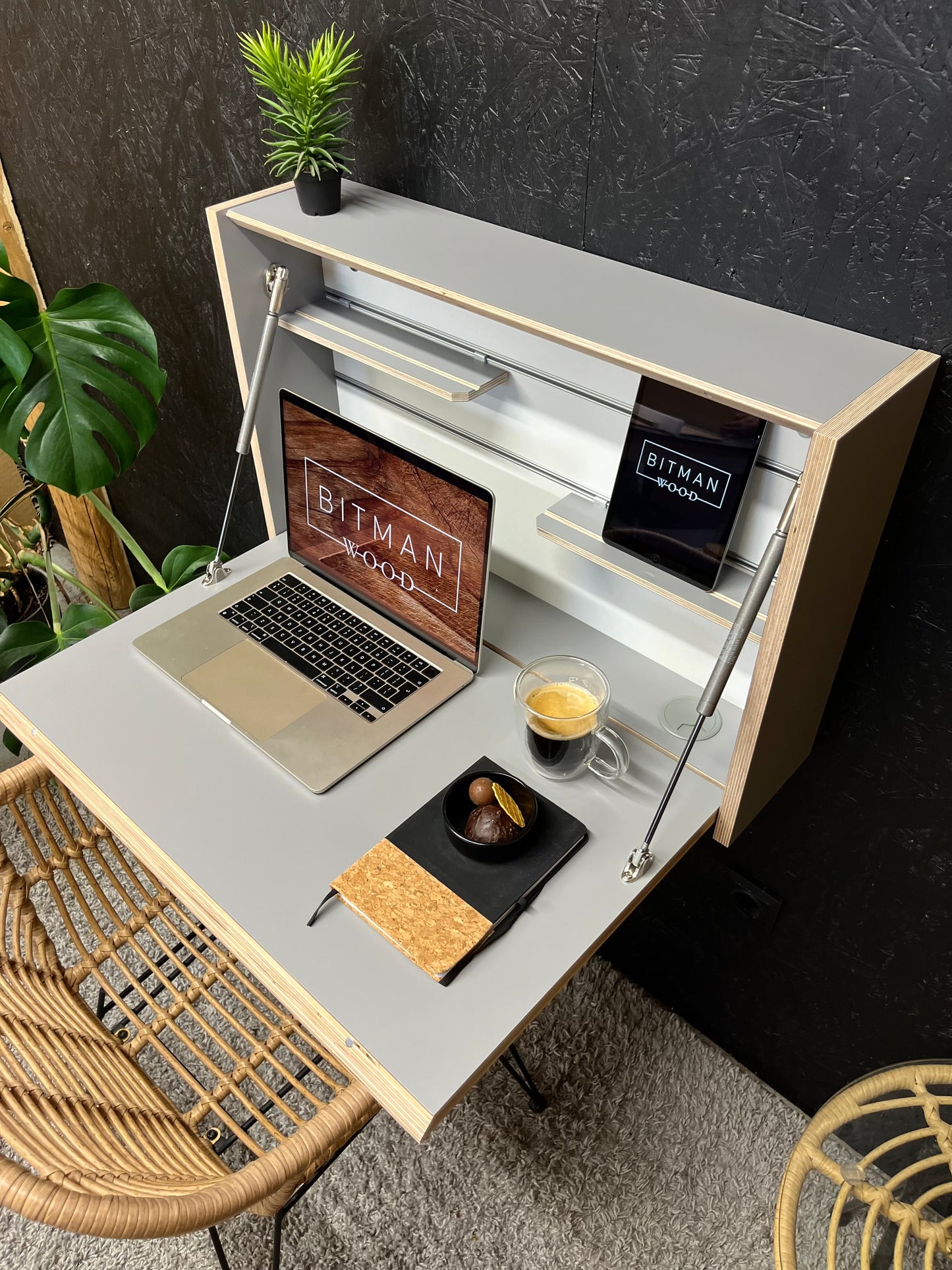 ORIGINAL FOLDING DESK• Arctic Grey U788