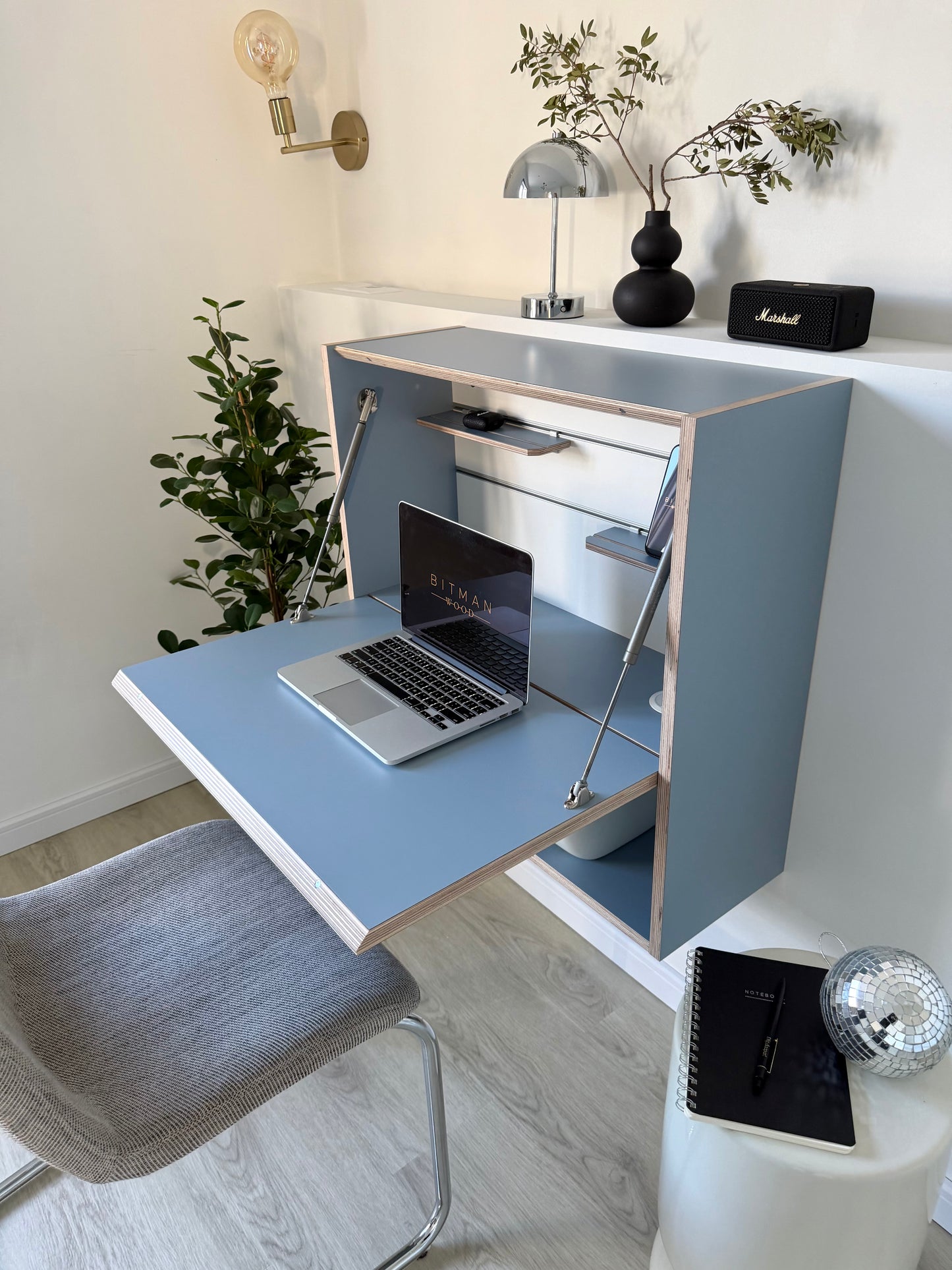 OFFICE DESK• Denim Blue