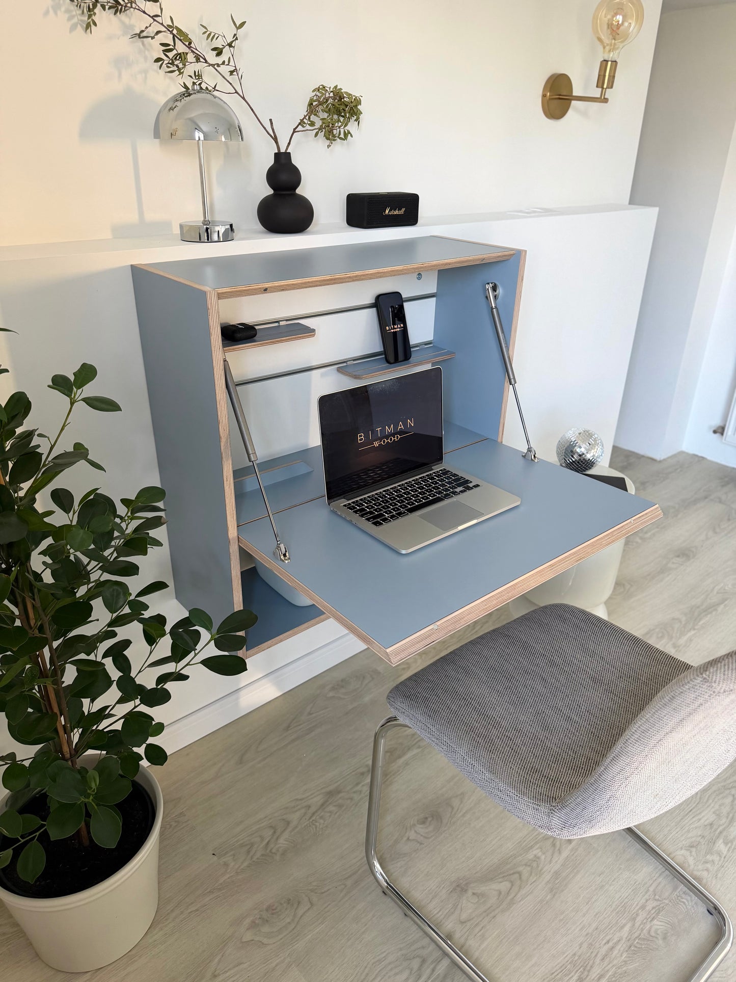 OFFICE DESK• Denim Blue