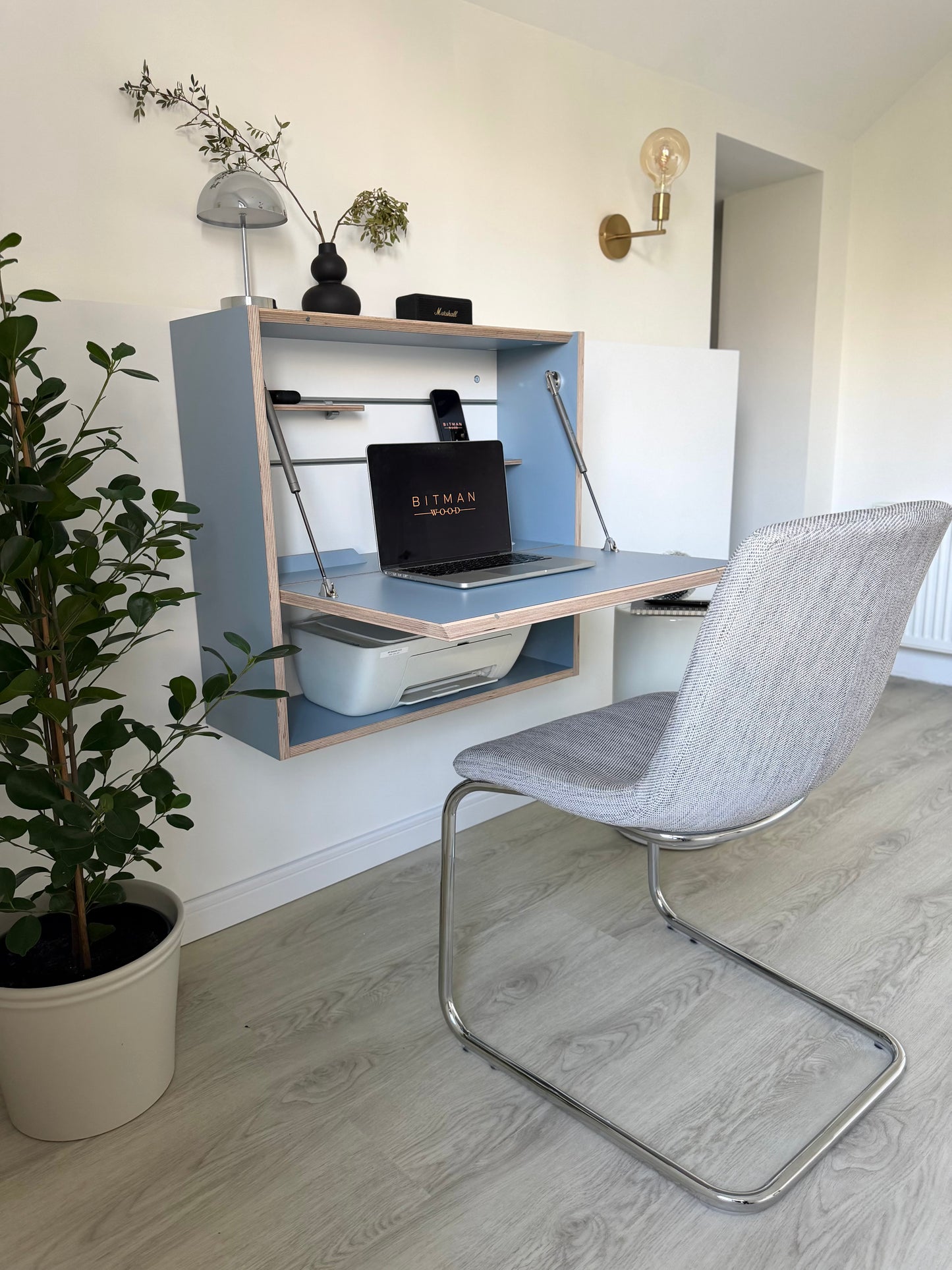 OFFICE DESK• Denim Blue