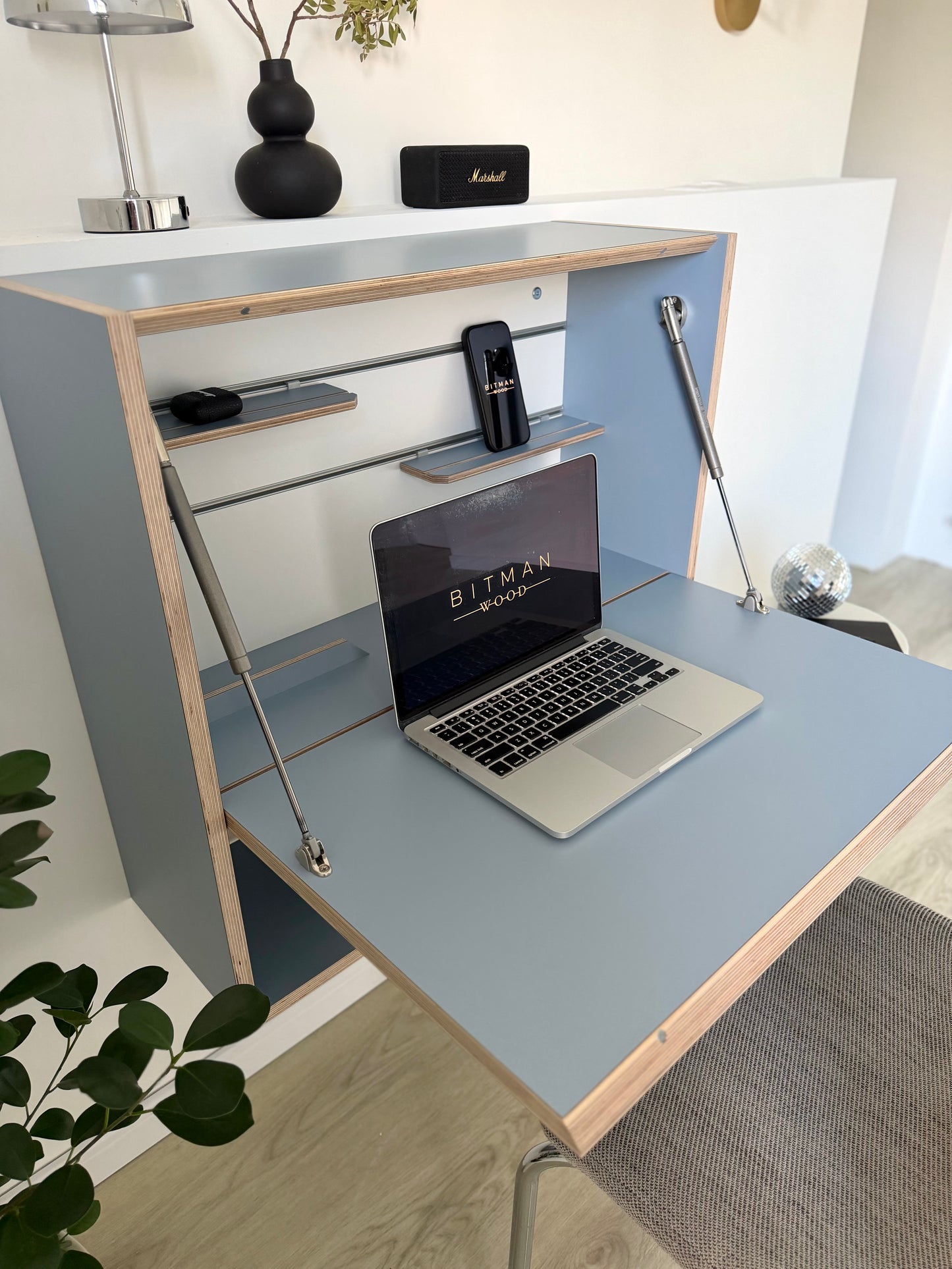OFFICE DESK• Denim Blue