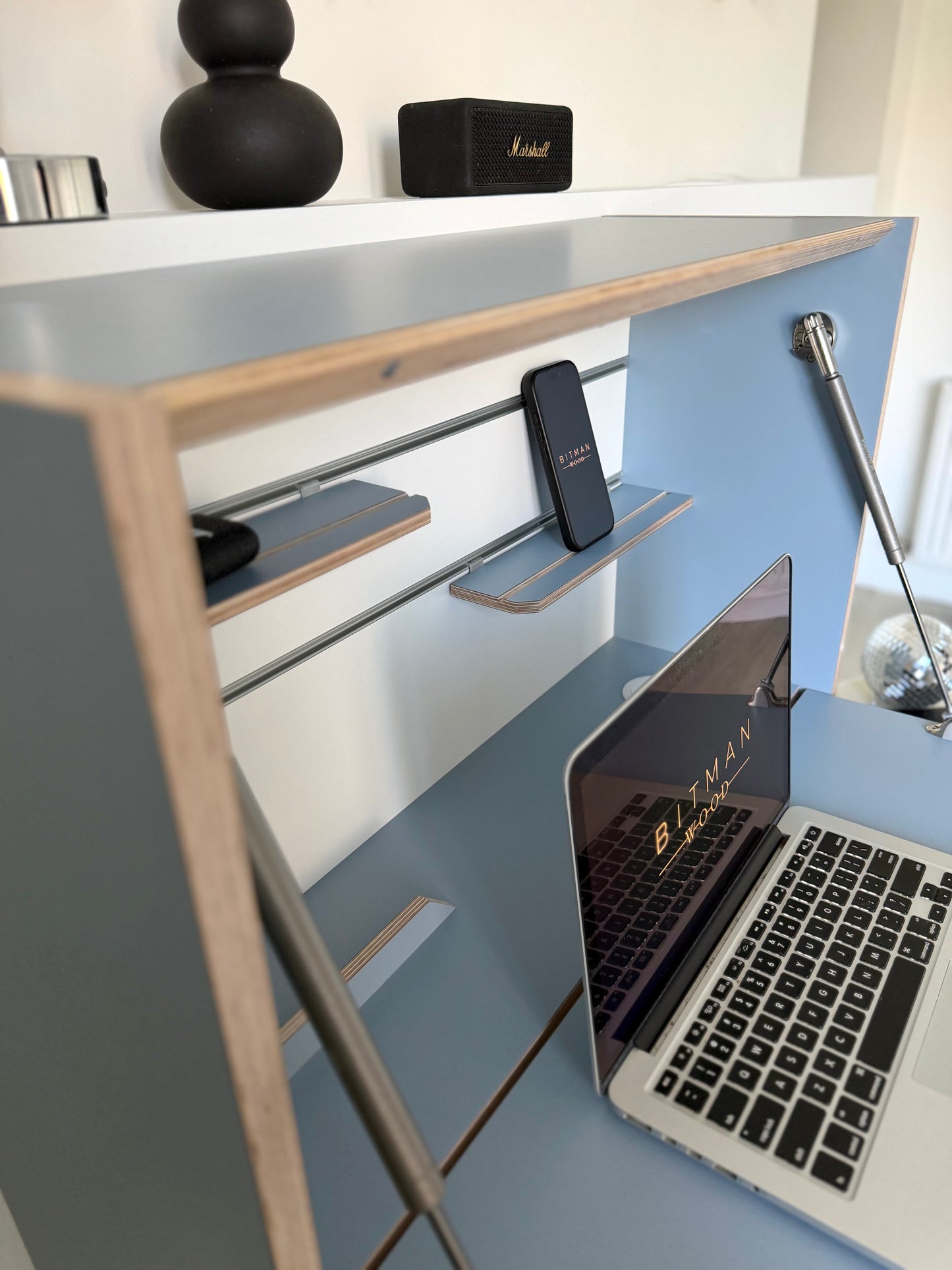 OFFICE DESK• Denim Blue