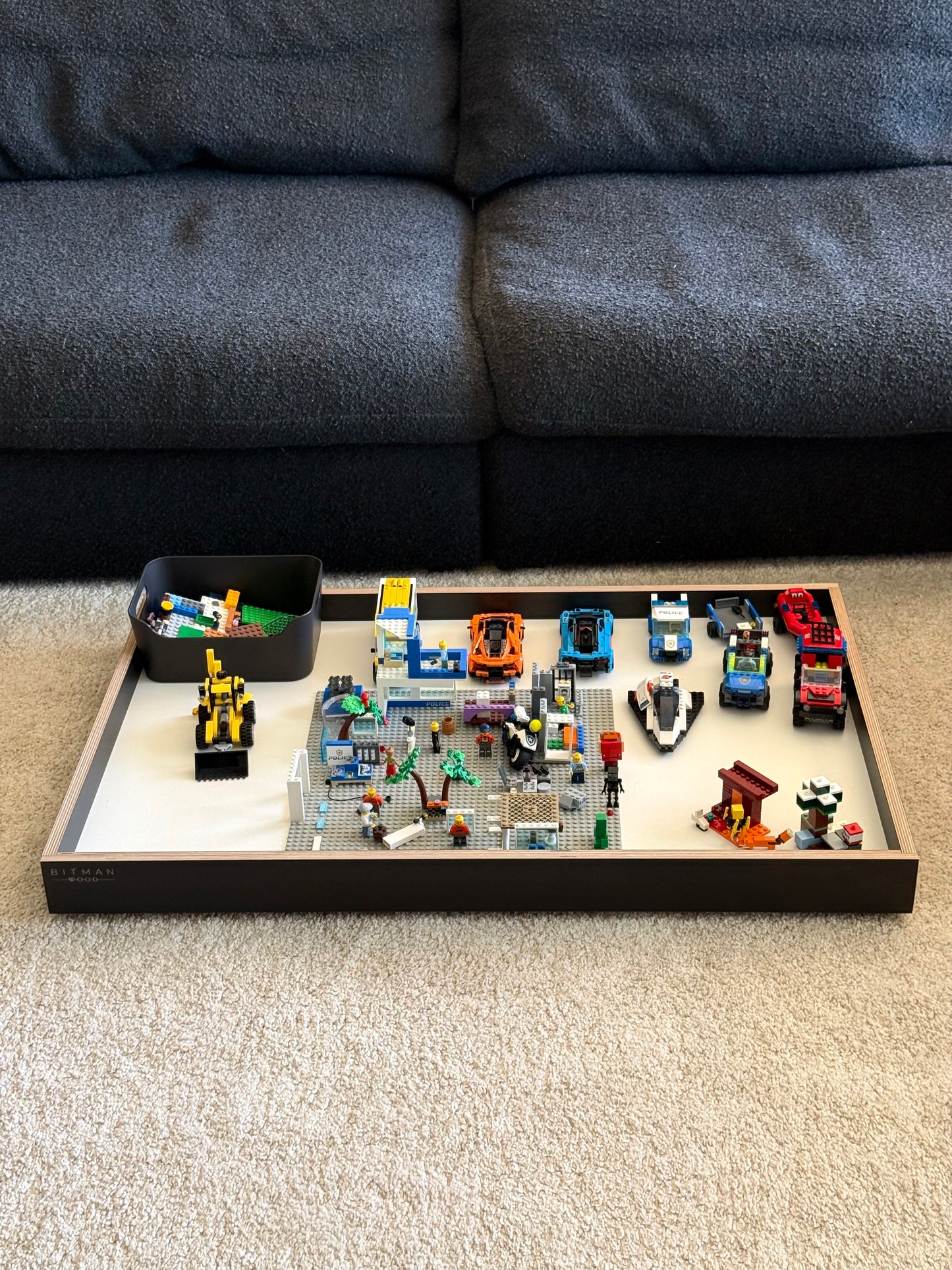 MOBILE PLAY TRAY• Black