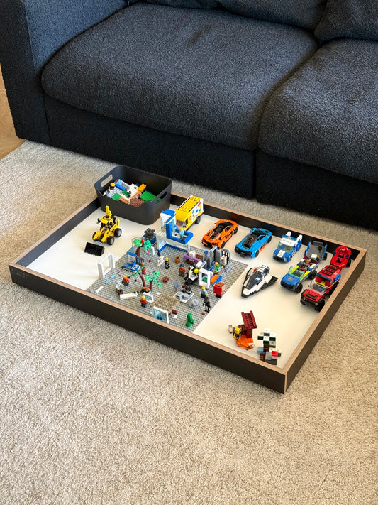 MOBILE PLAY TRAY• Boy Kids Room Lego Under Bed Toy Storage Space Saving Furniture