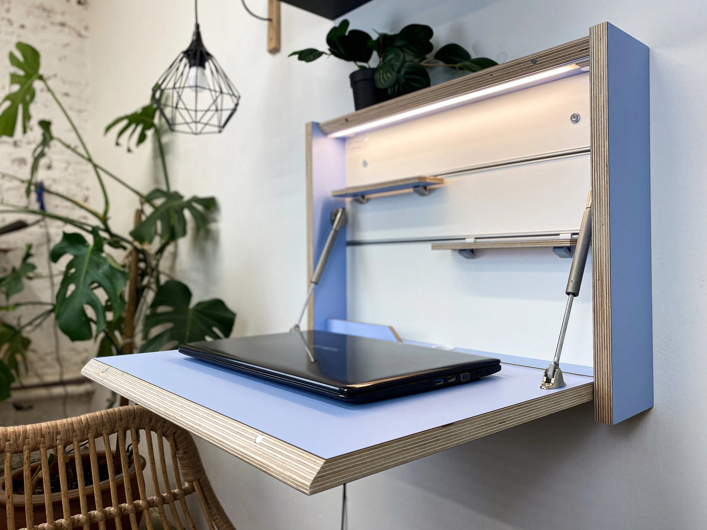 SMALL FOLDING DESK• Denim Blue