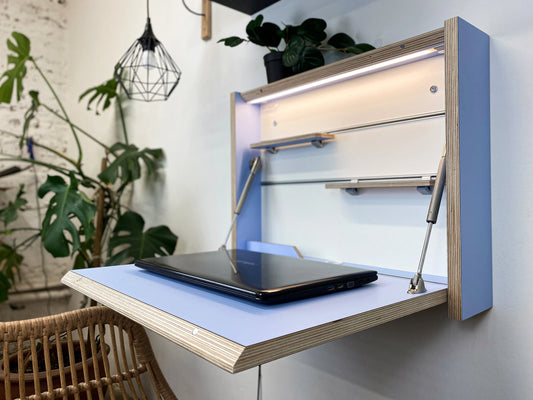 SMALL FOLDING DESK• Denim Blue