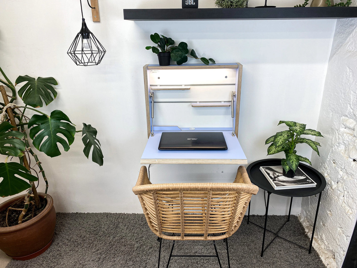 SMALL FOLDING DESK• Denim Blue