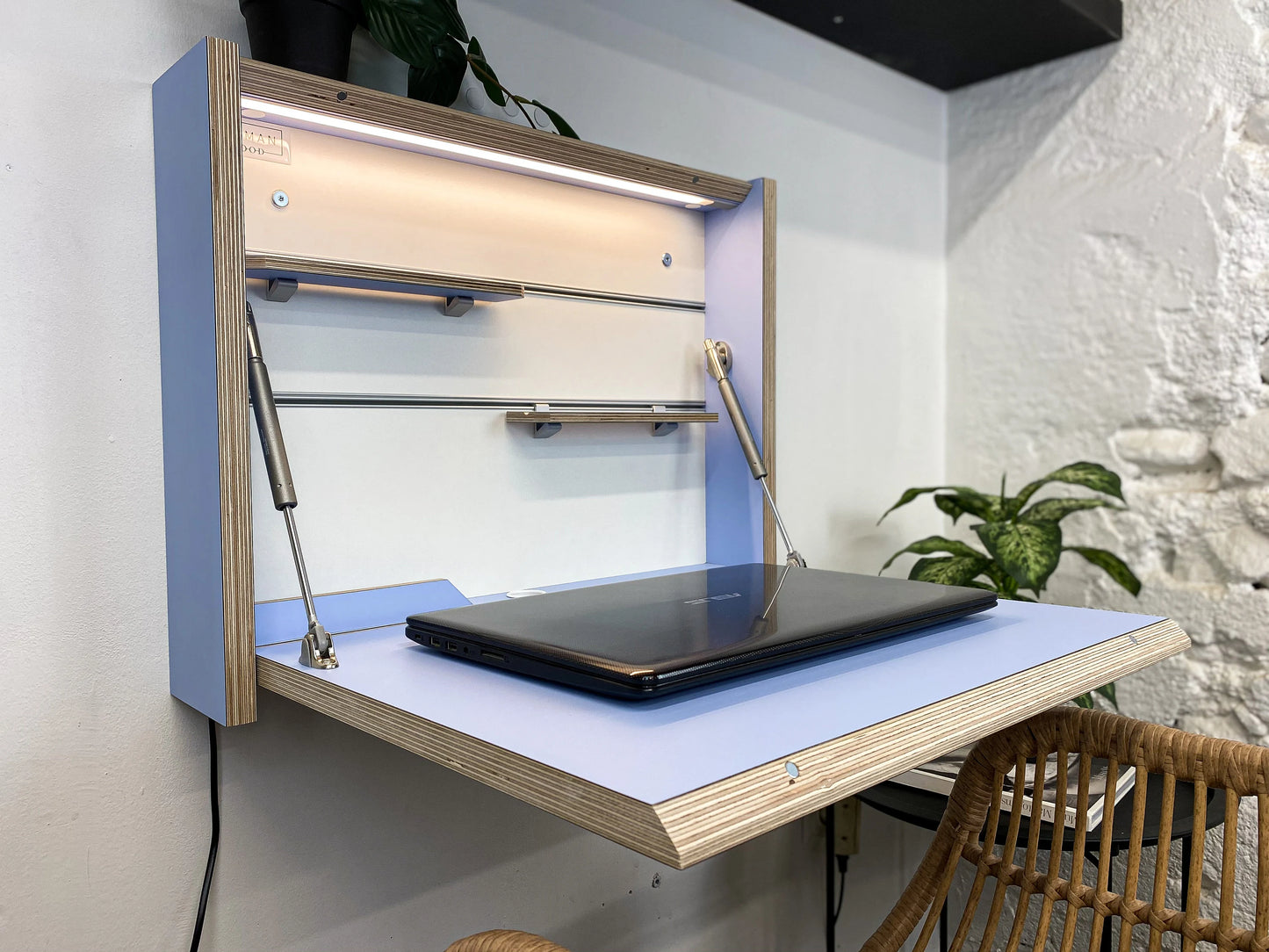 SMALL FOLDING DESK• Denim Blue