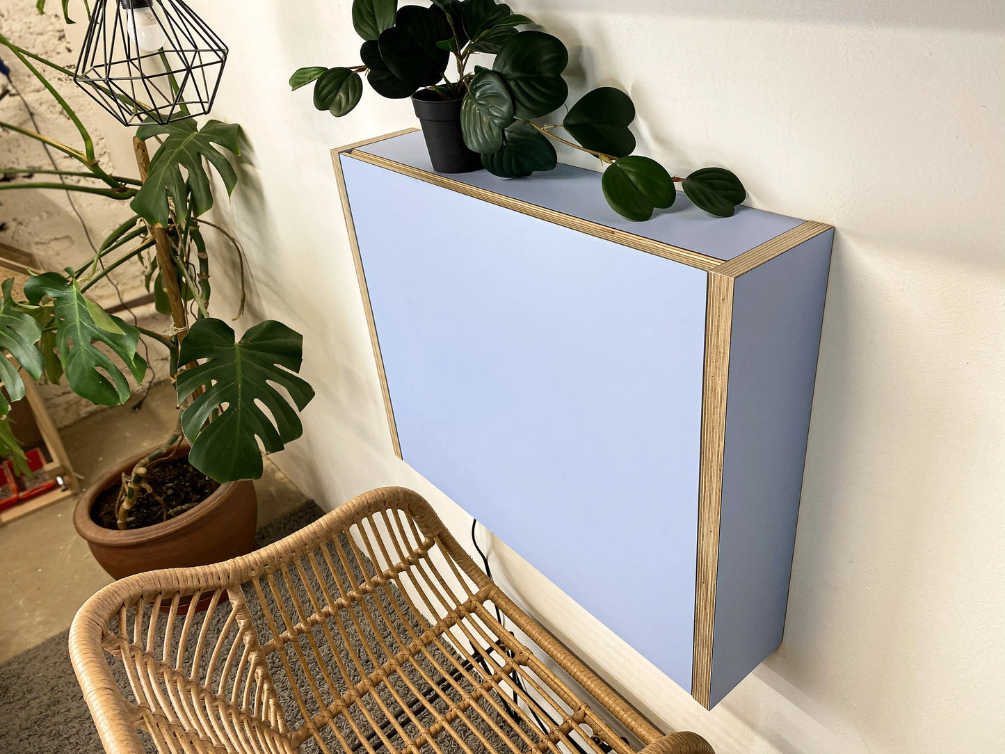 SMALL FOLDING DESK• Denim Blue