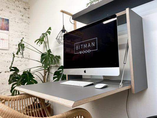 27” MONITOR DESK• Onyx Grey