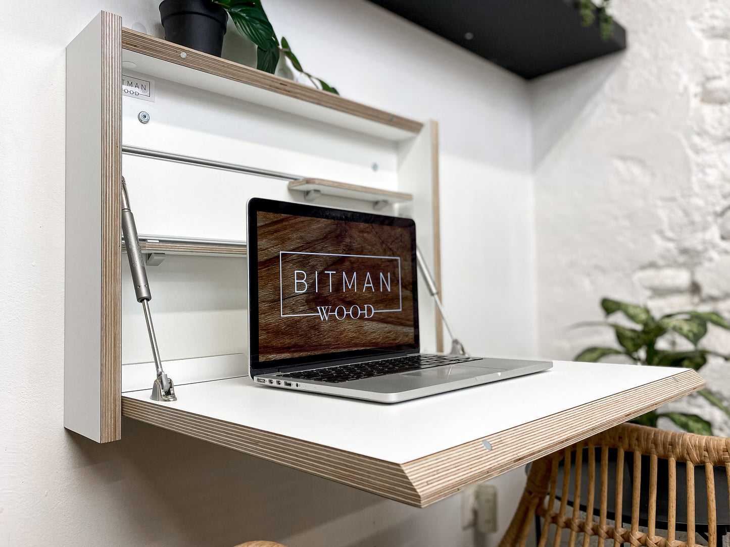 SMALL FOLDING DESK• White