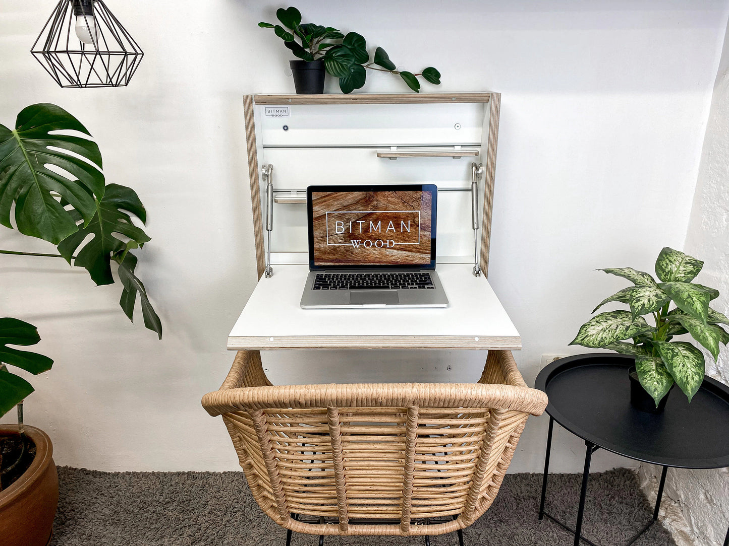 SMALL FOLDING DESK• White
