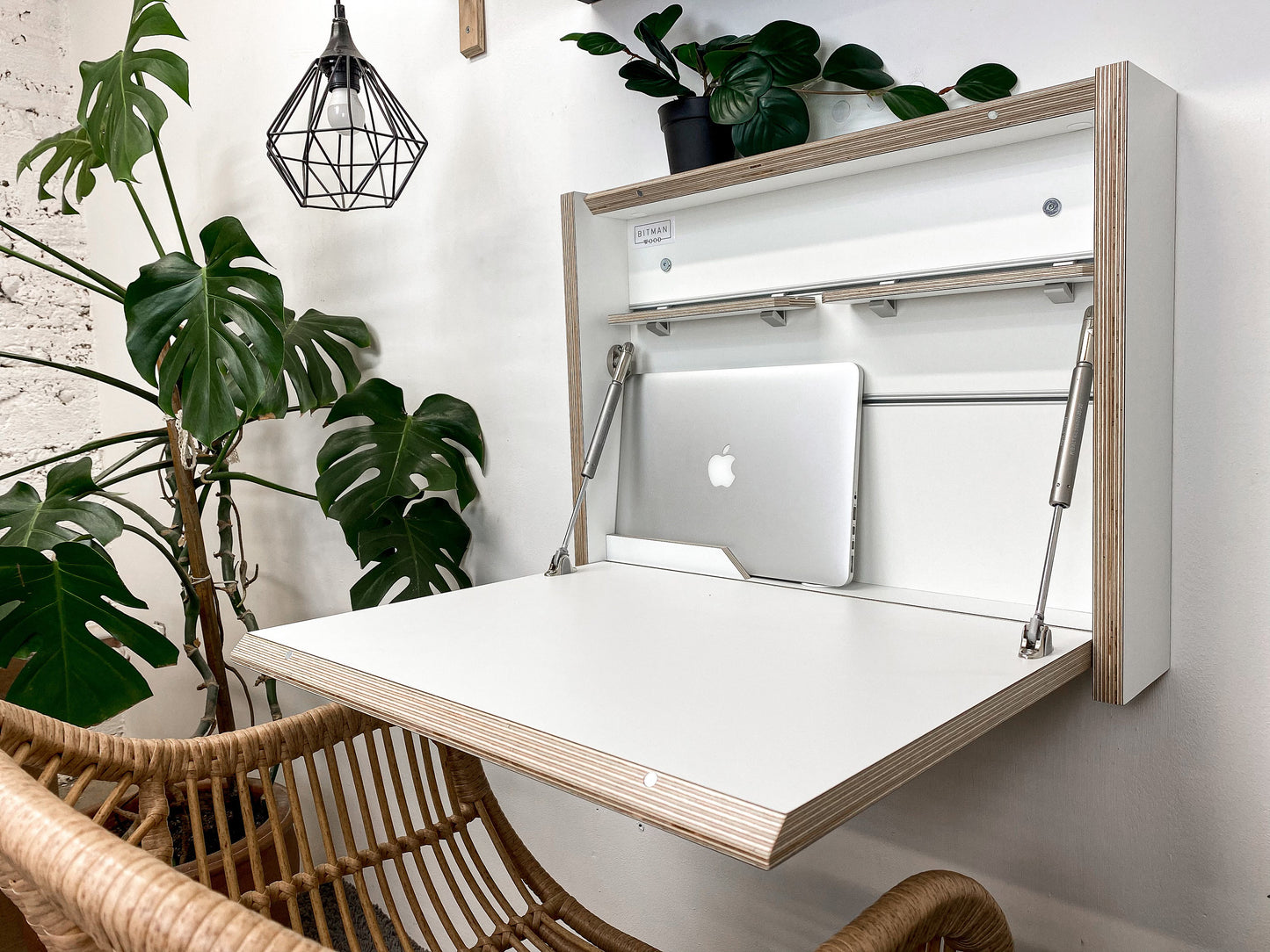 SMALL FOLDING DESK• White