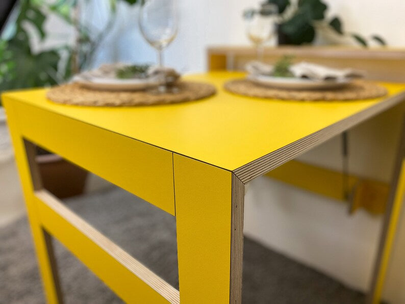 DINING TABLE• Curry Yellow