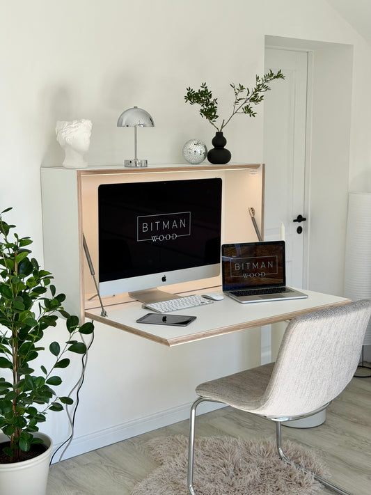 LARGE OFFICE DESK• Premium White