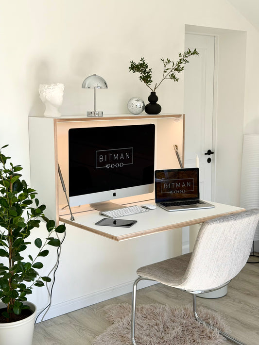 LARGE OFFICE DESK• Premium White