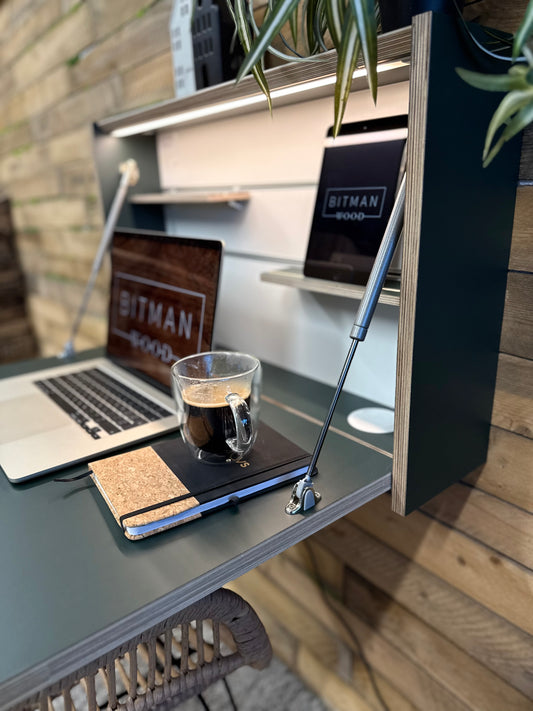 Two Extra Shelves for Office Desk White