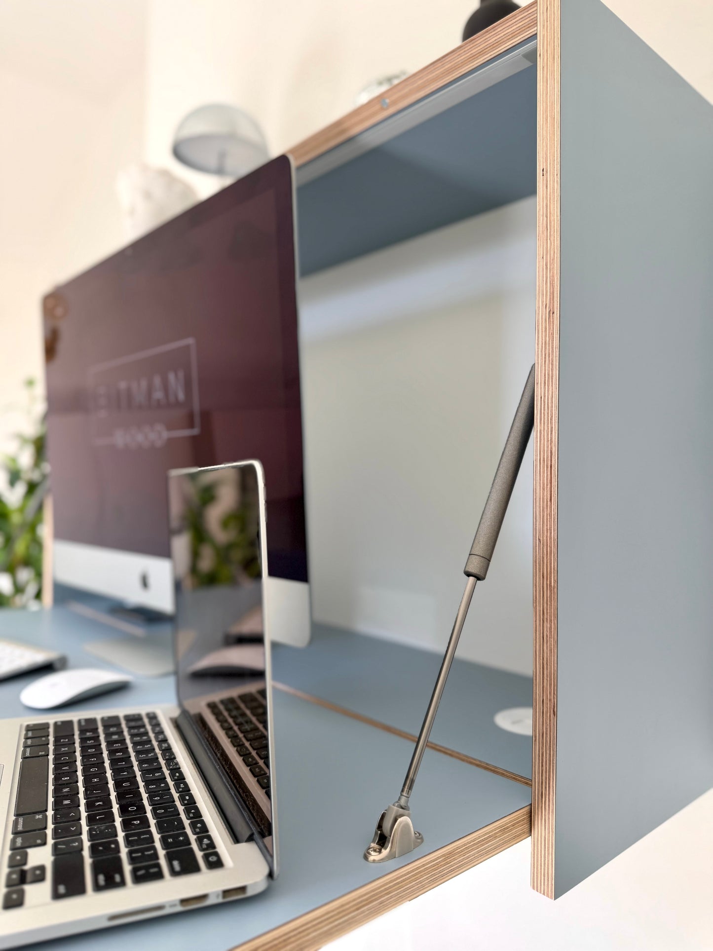 LARGE OFFICE DESK• Denim Blue